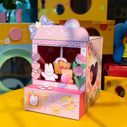 Three-in-one Tulip Clip Cat Nest Crane Machine