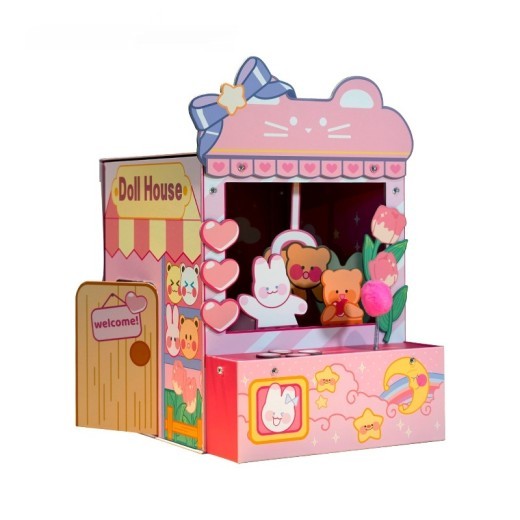 Three-in-one Tulip Clip Cat Nest Crane Machine