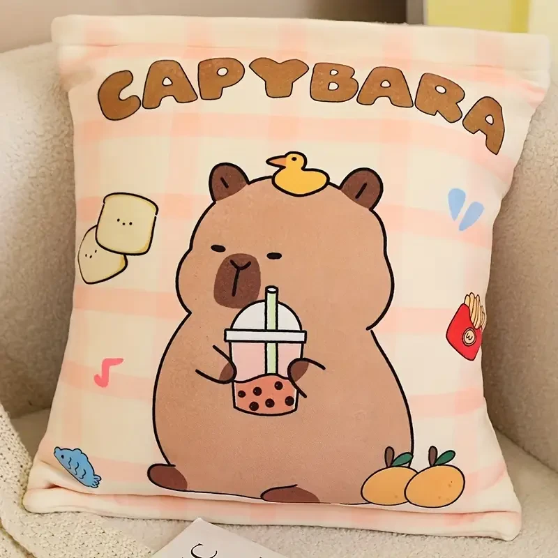 Capybara Pillow: 45cm/17.71in Cuddly A Bag of Capybara Pillow