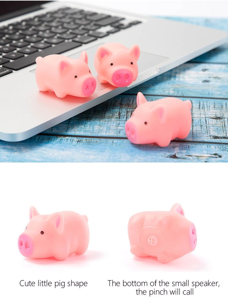 Sounding pig toy venting whole person pinching called powder pig decompression toy