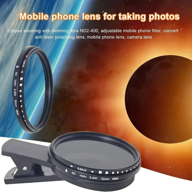Easy-Clip 52mm CPL Polarizer for Smartphone Camera