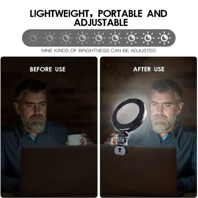 1pc ZOMEI LED Ring Light for Video Conferencing