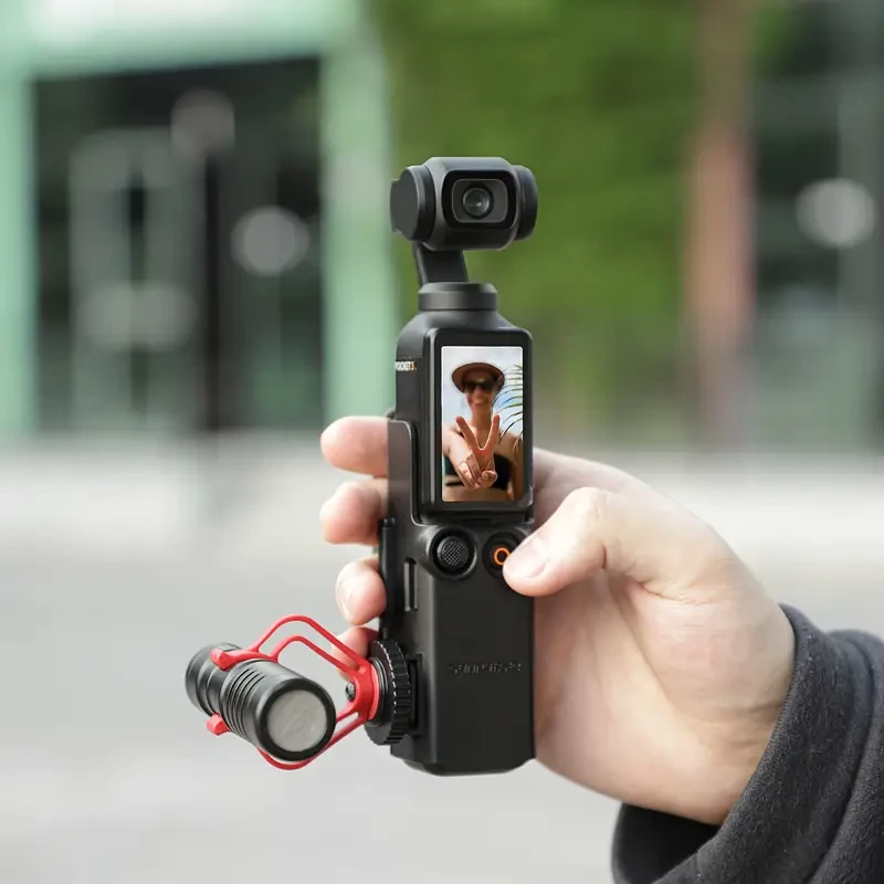 1 Set Portable Anti-Drop Strap + Cold Boot Extension Handle Kit for DJI Pocket 3 (Not Included)