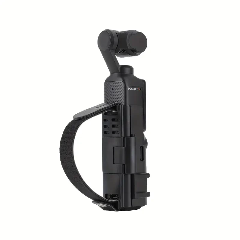1 Set Portable Anti-Drop Strap + Cold Boot Extension Handle Kit for DJI Pocket 3 (Not Included)
