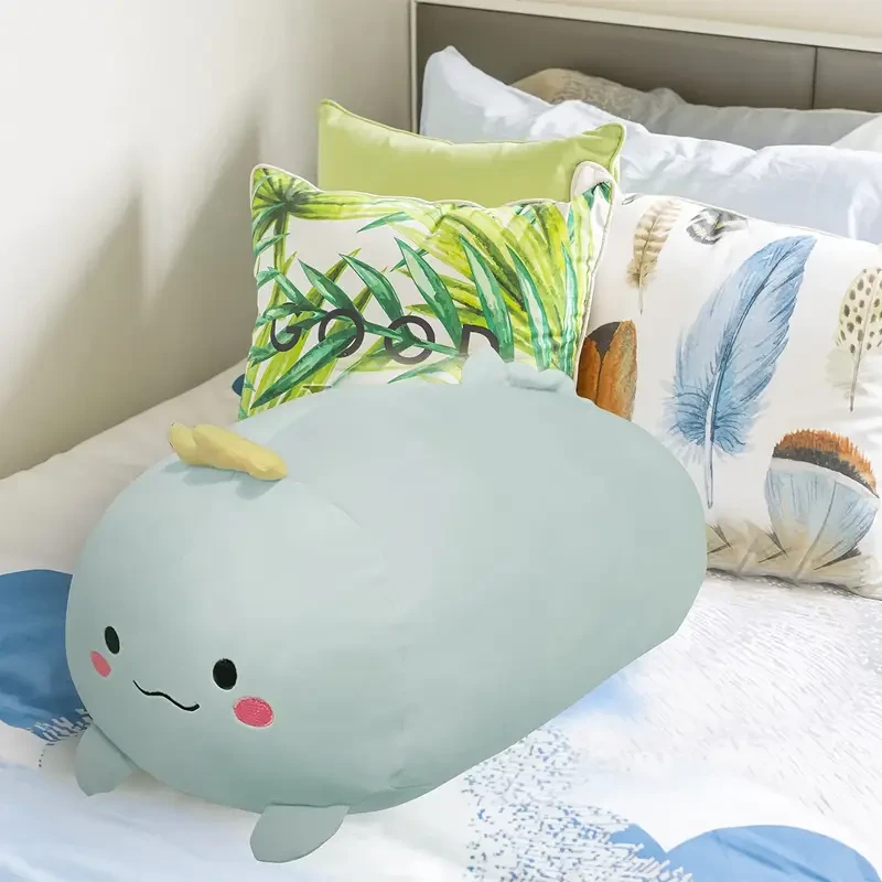 20cm Cute Light Green Plush Dinosaur with Crown
