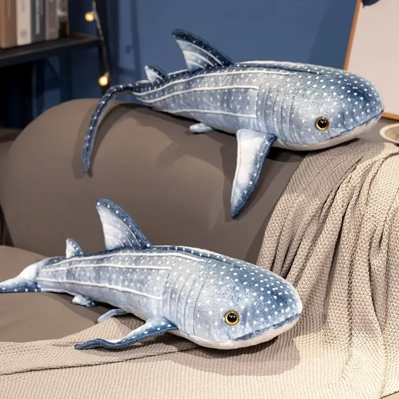 1pc Adorable Blue Whale Plush Toy