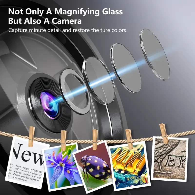 Rievbcau Handheld Digital Microscope