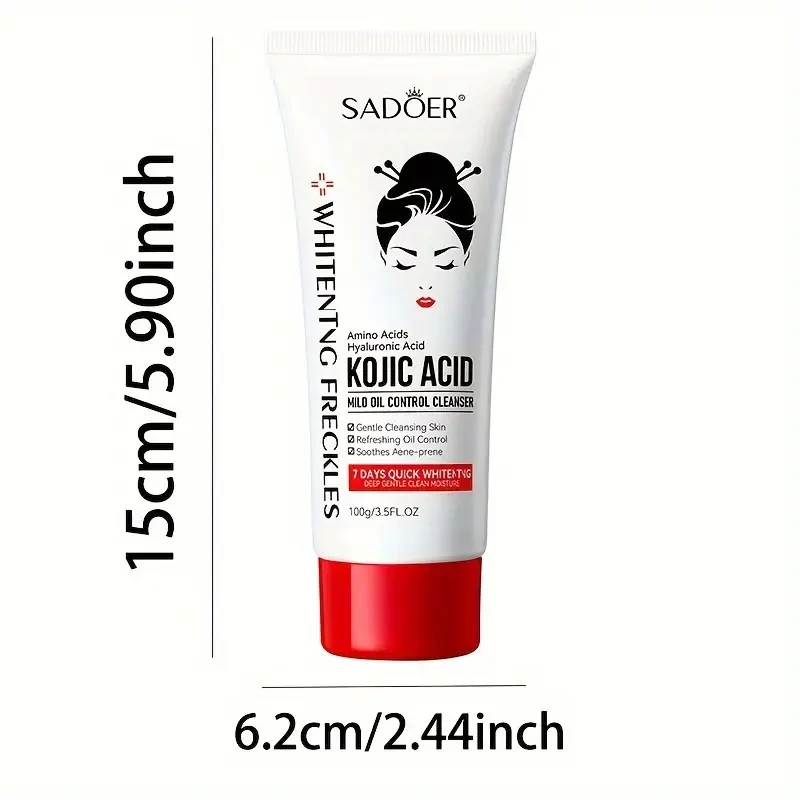 SADER Kojic Acid Whitening Facial Cleanser Gel