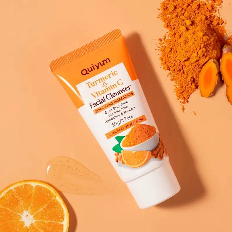 Quiyum Turmeric Vitamin C Facial Cleanser 1.76oz