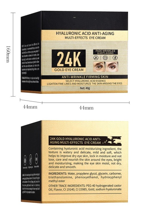 Gold Hyaluronic Acid Anti-wrinkle Multi-Effect Eye Cream