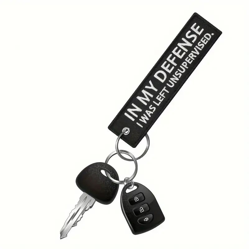 VOIKUKKA 'In My, I Was Left Unsupervised' Embroidered - Motorcycle & Car Accessory
