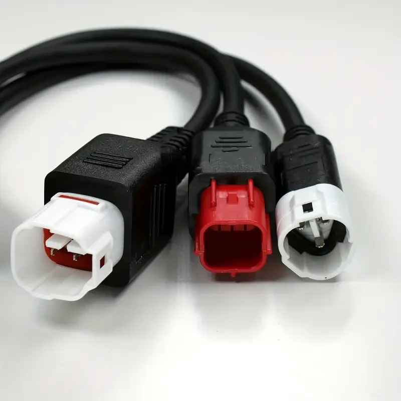 3, 4, and 5 Pin OBD2 Diagnostics Cable Adapter for Yamaha Motorbikes