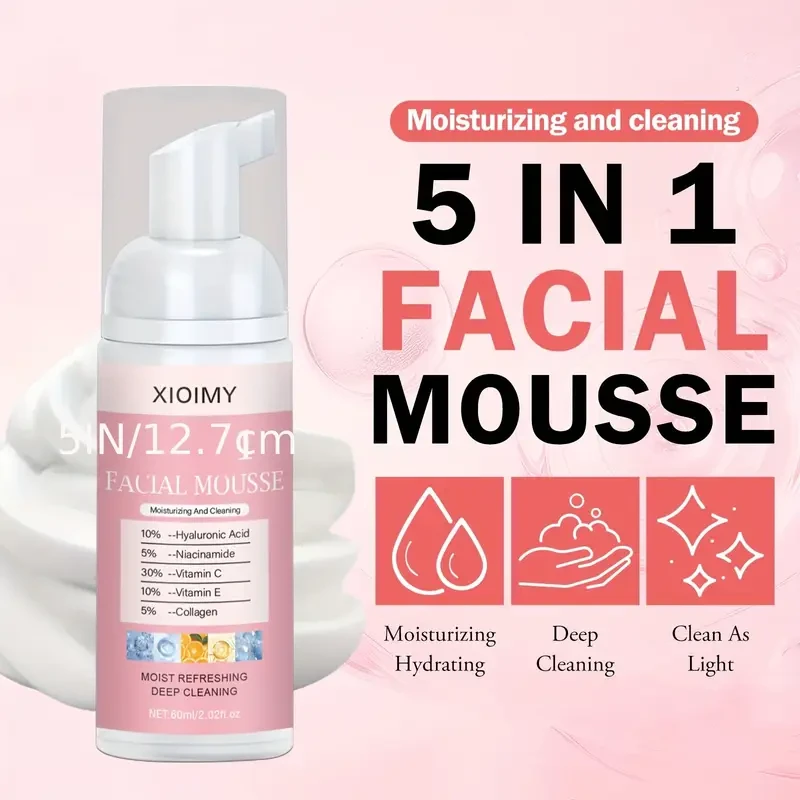 XIOIMY Face Wash - 60ml 5-in-1 Facial Cleanser