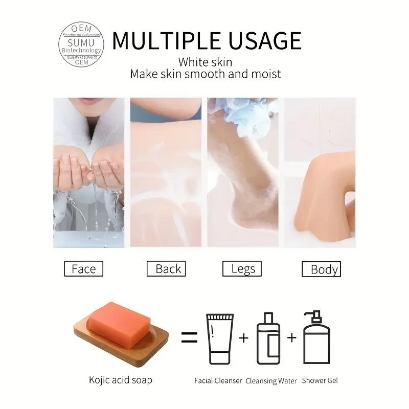 2-Pack Kokij Acid Handmade Soap