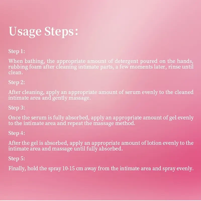 KORMESIC 5pcs Feminine Care Set: Aloe & Niacinamide Infused