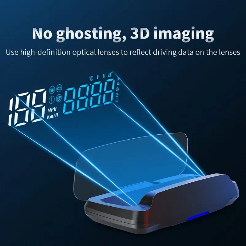 Upgraded 17.78cm OBD Head-Up Display for Cars