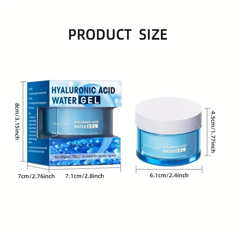 ibccndc Hyaluronic Acid Moisturizing Gel - 50g/1.76oz