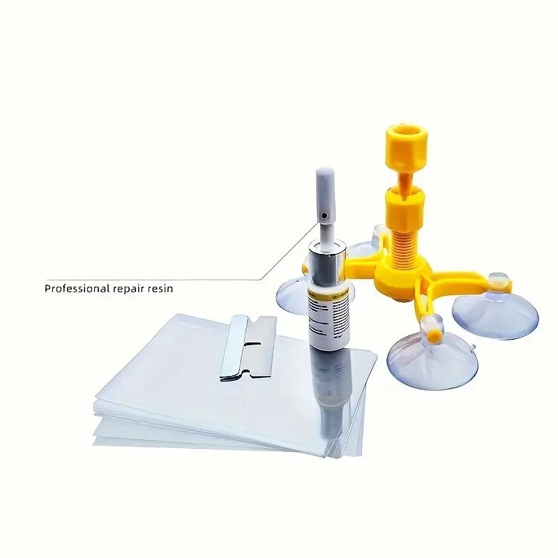 Windshield Windscreen Repair Tool Set DIY Car Wind Screen Glass Chip Crack Kit