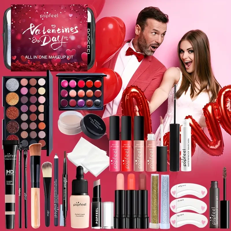 POPFEEL Valentine'S Day Makeup Gift Set for Her