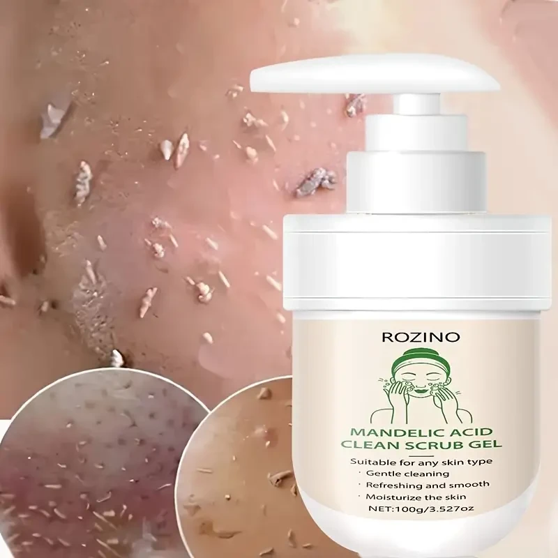 Almond Acid Cleansing Scrub Gel in a Pump Format