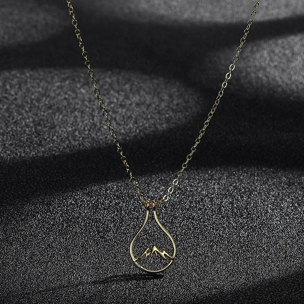 Fashion New Alloy Candlestick Pendant Necklace