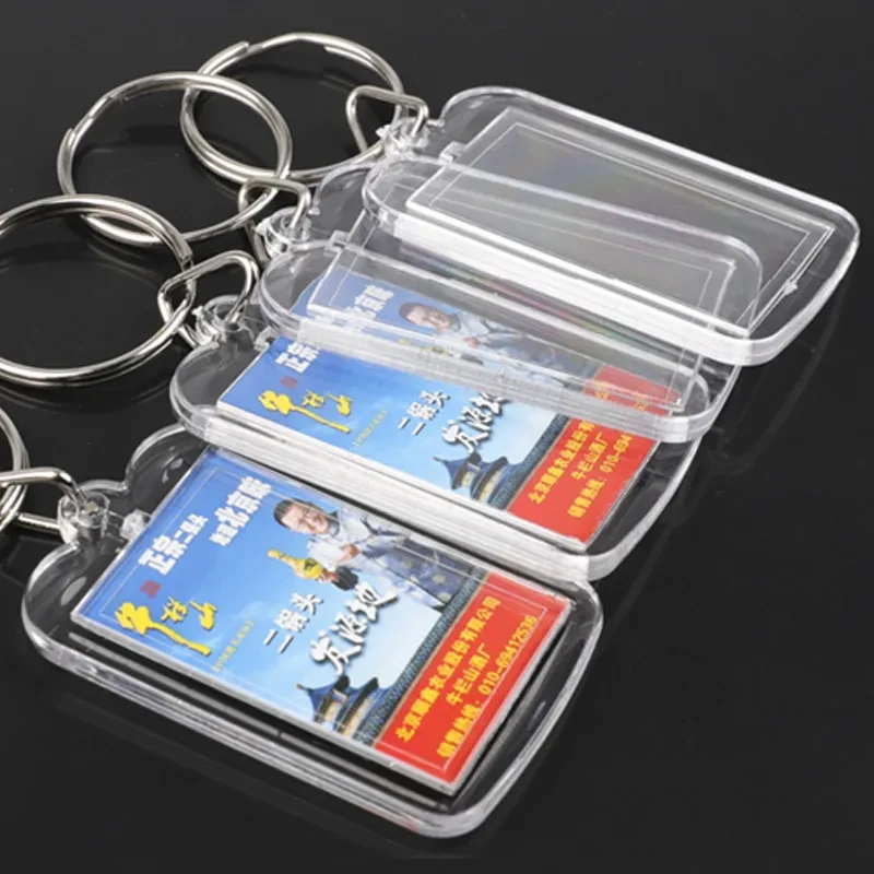 Transparent Photo Frame Acrylic Keychain Custom New Acrylic Keychain Pendant