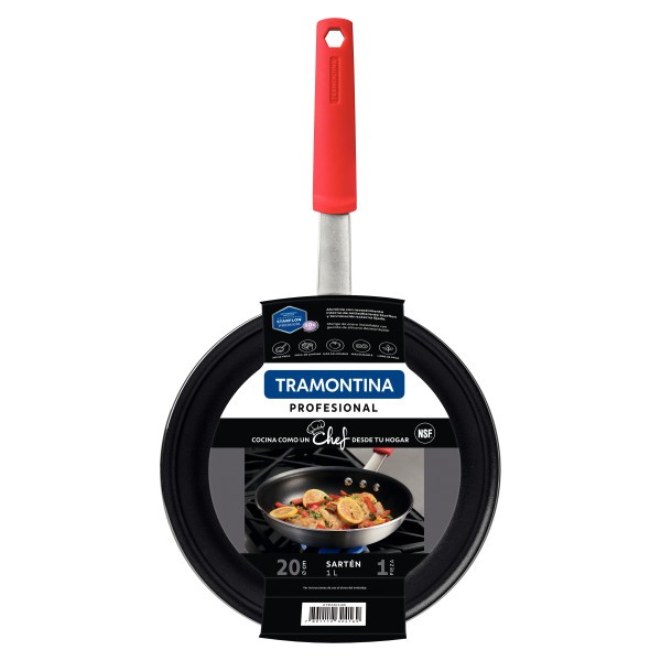 Professional Induction Aluminum Nonstick Restaurant Fry Pan 20cm - *Worlds Best - Tramontina