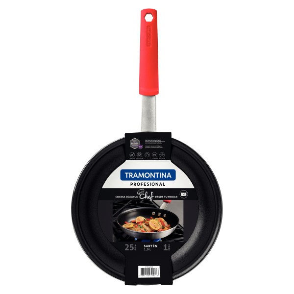 Professional Induction Aluminum Nonstick Restaurant Fry Pan 25cm - *Worlds Best - Tramontina