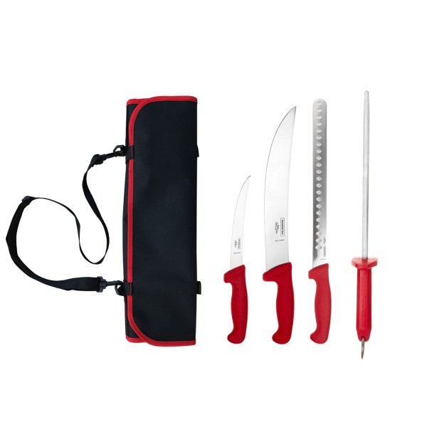Low & Slow Pouch (Knives + Pouch) 5 Piece Set - Tramontina