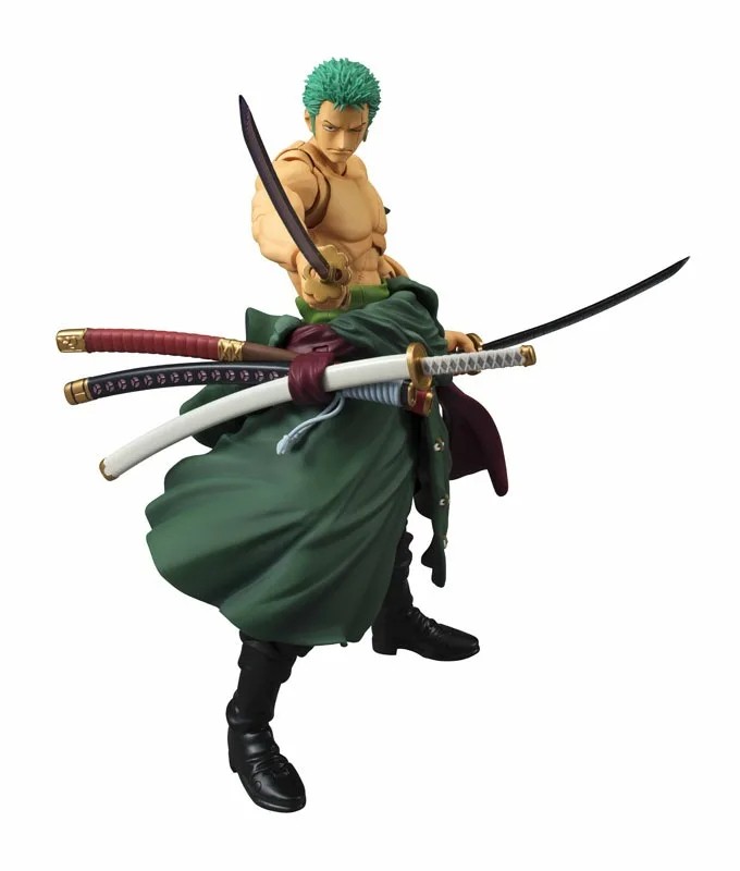Anime One Piece 18cm BJD Roronoa Zoro Moveable Joints PVC Action Figure