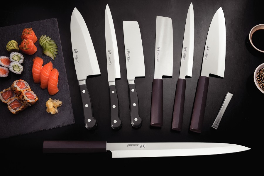 Sushi Nakiri Knife 7" 19cm - Tramontina
