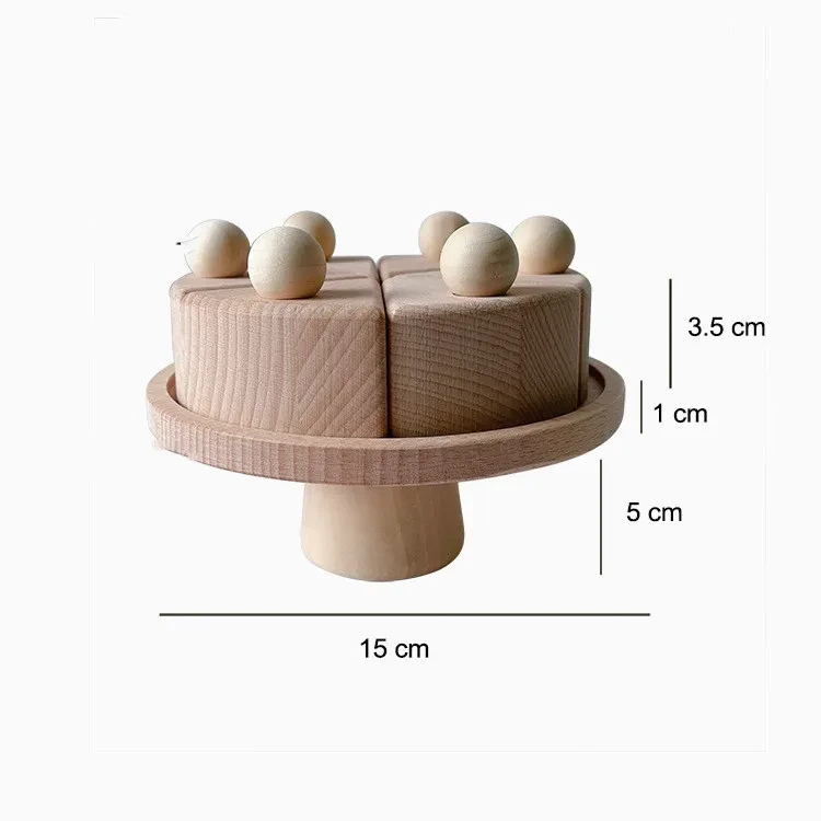 Beech Log Cake Simulation Toy