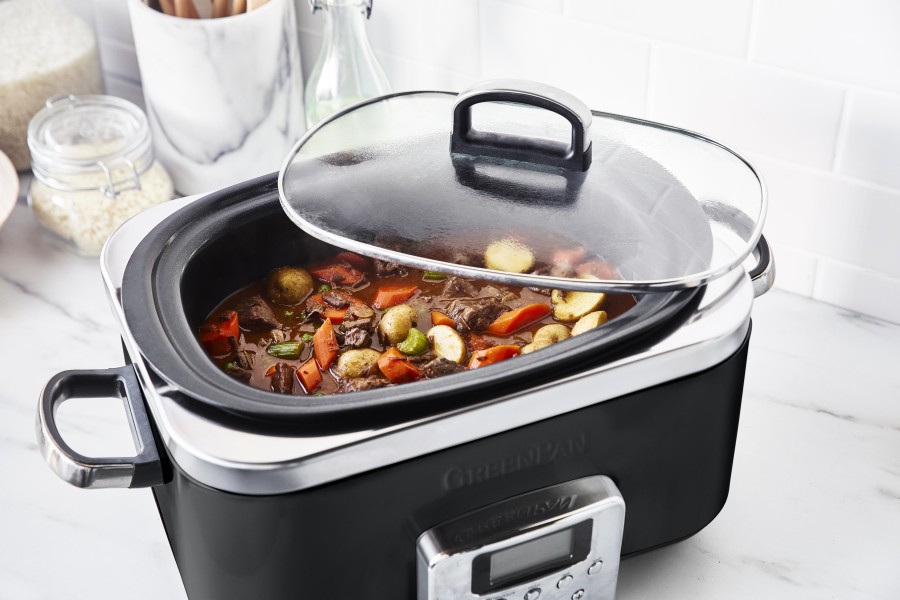 Slow Cooker 6L - Black - GreenPan
