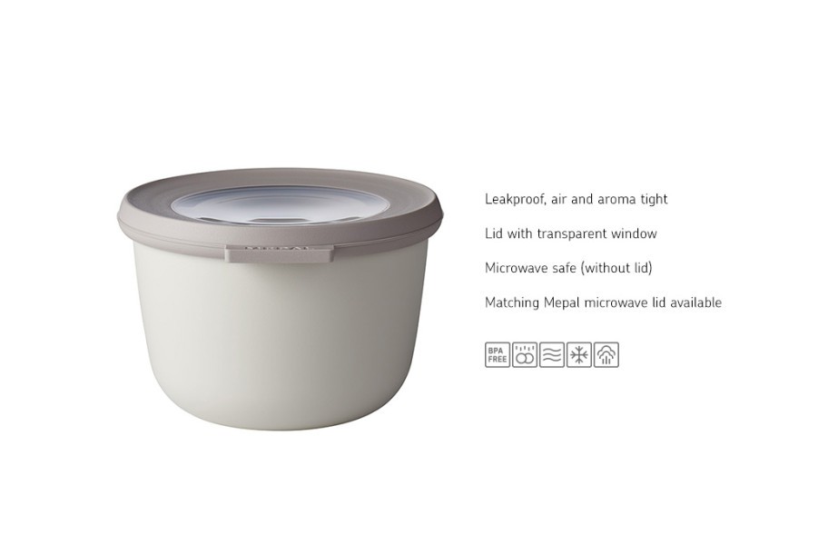 Cirqula Round Large Set 3 Piece Nordic White - Mepal