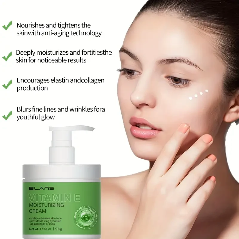 500G Luxurious Vitamin E Cream Moisturizer