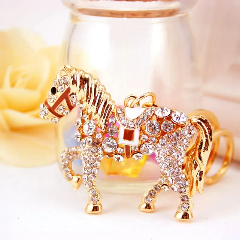 Horse Keychain Key Chain Fashion Accessories Metal Pendant Keyring
