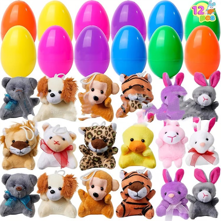 Easter Egg Plush Animal Toy