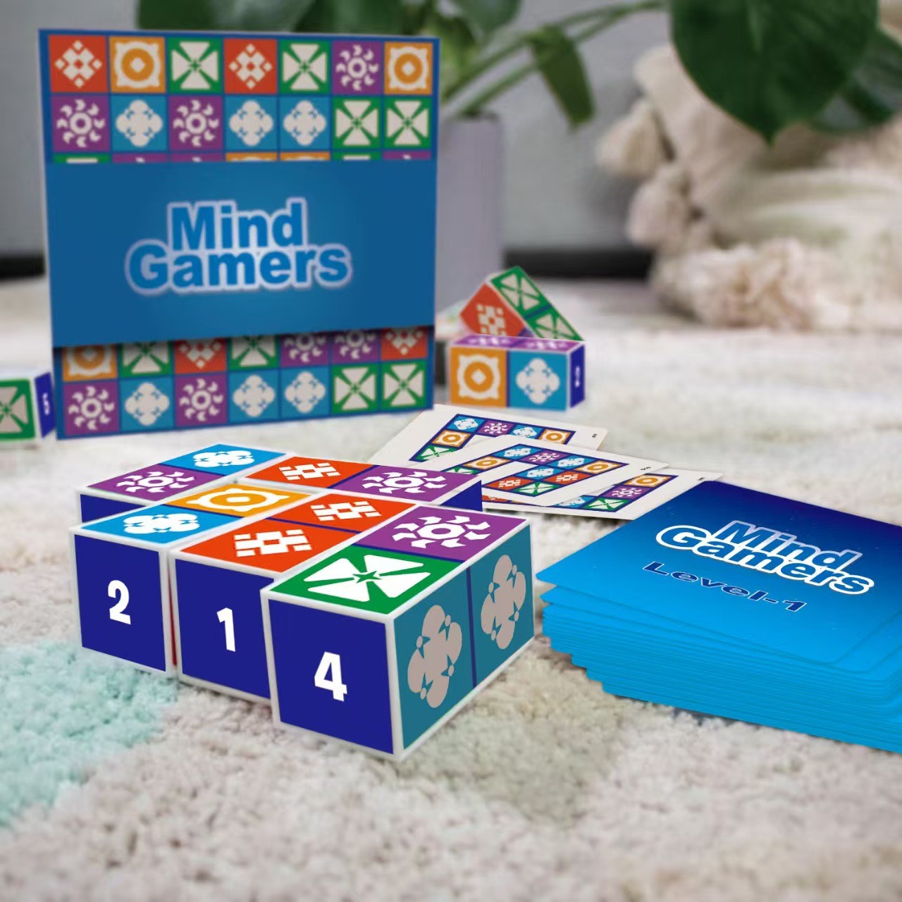 Children's Family Board Game Board Space Logic Block Puzzle Interactive Toy