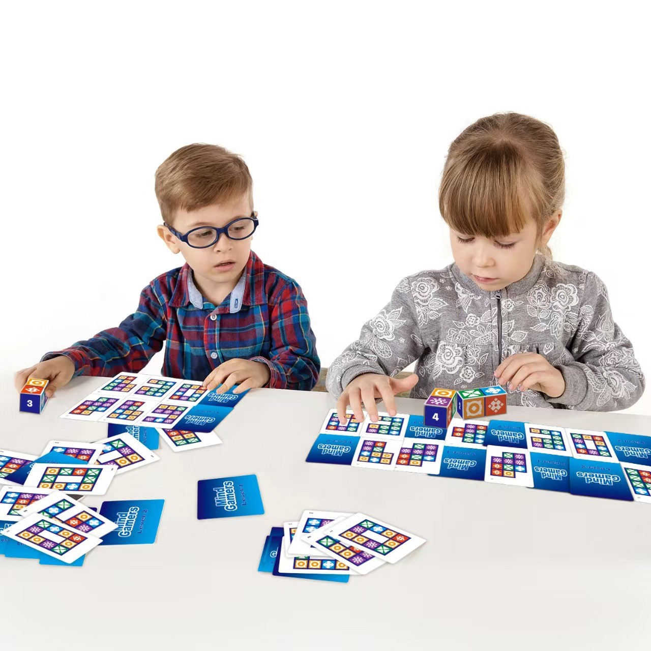 Children's Family Board Game Board Space Logic Block Puzzle Interactive Toy