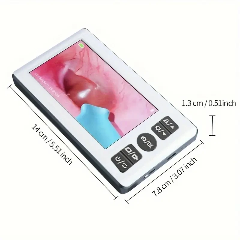 HD 3.5mm Camera Ear Cleaning Tool with 4.3" IPS Screen
