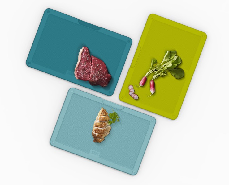 3pc Chopping Board Set w/Case - Joseph Joseph Duo