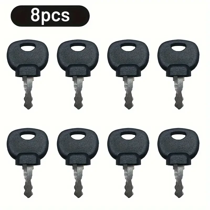 8pcs Heavy Equipment Key Set for Bomag Rollers & Compactors