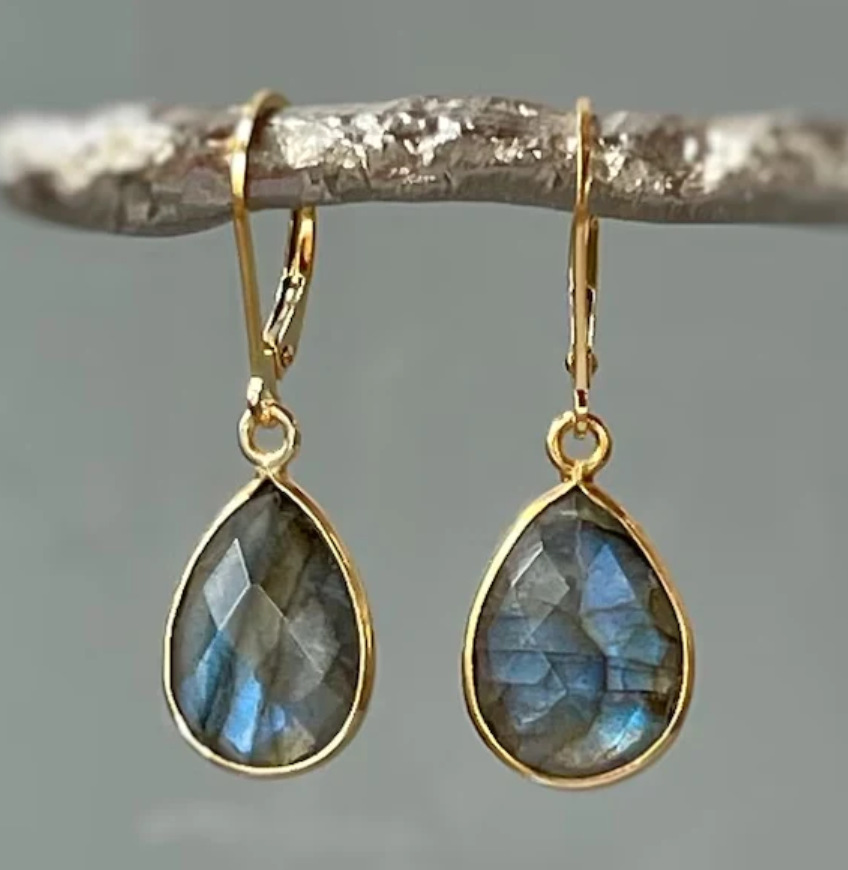 Crystal Crystal Clear Eardrops Beautiful Fashion Graceful Earrings