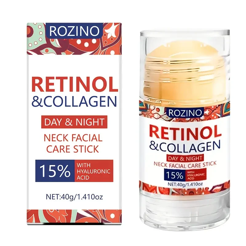 ROZINO 72h Long-Lasting Hydration Retinol & Collagen Facial Moisturizer Stick