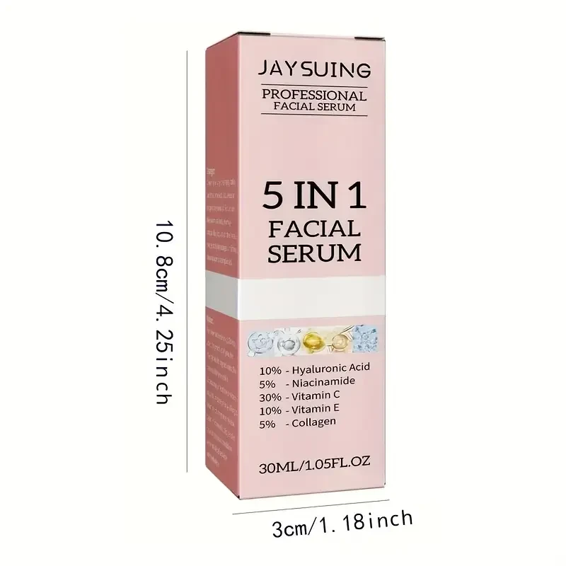 2pcs JAYSUING 5-in-1 Face Serum with Hyaluronic Acid