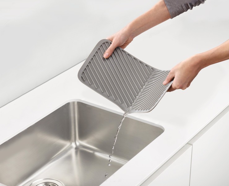 Foldable Draining Mat (Grey) - Joseph Joseph Duo