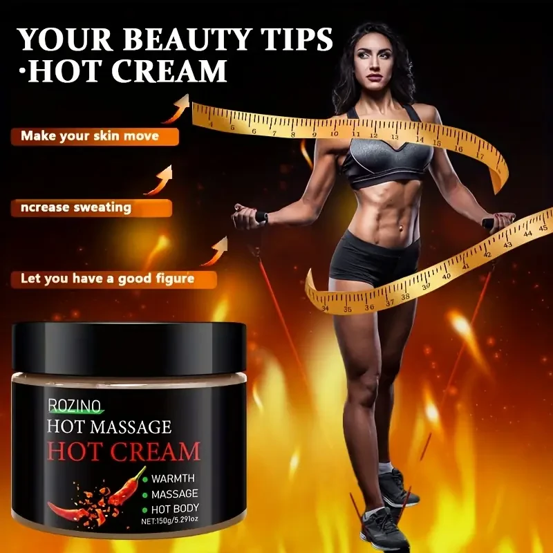 ROZINO Hot Massage Cream - Intense Firming & Hydration