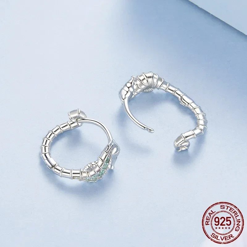 Haima Ear Clip Sterling Silver Earrings