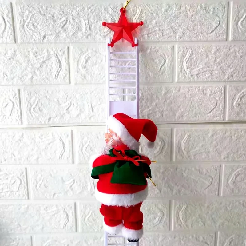 Electric Ladder Santa Claus Toy