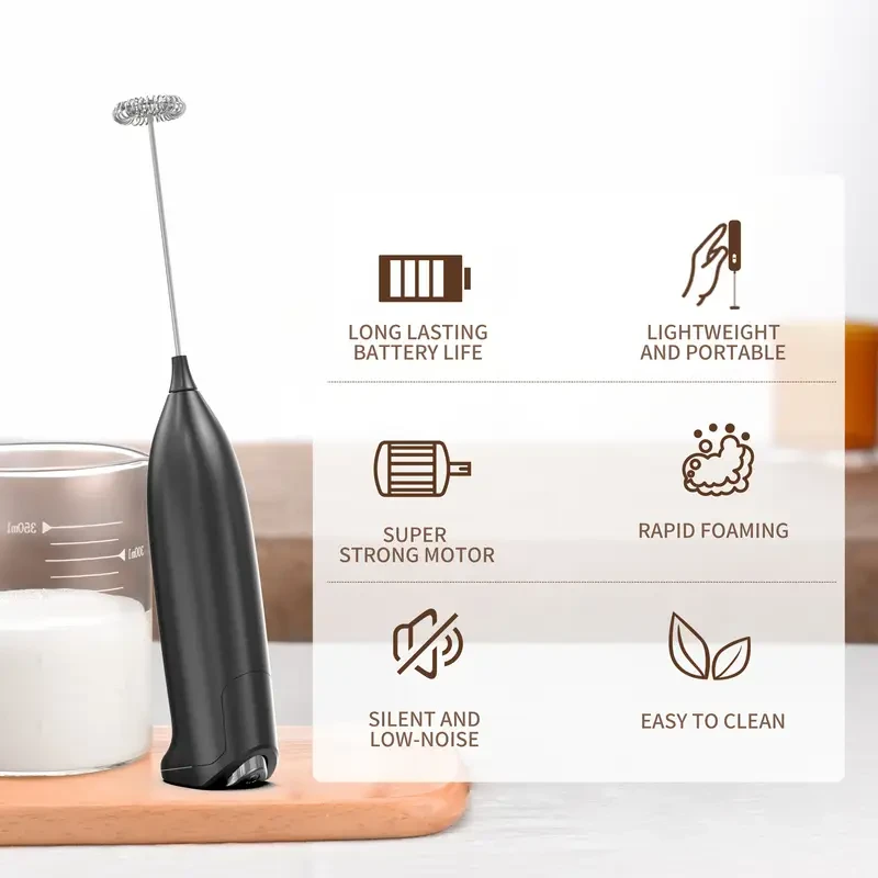 BGprider Stainless Steel Electric Milk Frother
